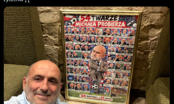 Oto PREZENT jaki dostał Michał Probierz na swoje 54 urodziny!